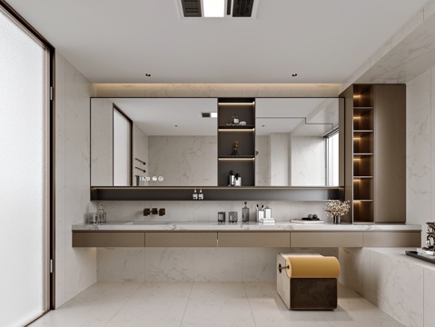 Modern style home bathroom