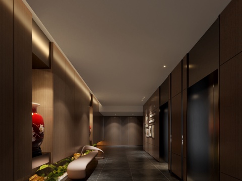 Modern Hotel Elevator Hall Club Elevator Hall Elevator Hall Away Elevator Room