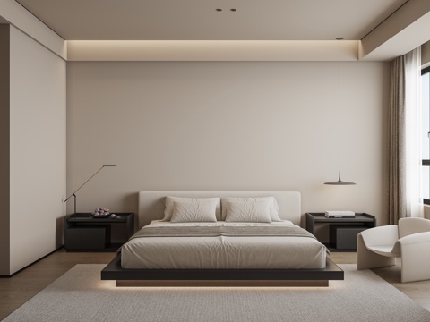 Modern Minimalist Home Bedroom