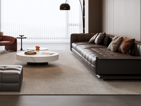 Italian Sofa Coffee Table Combination