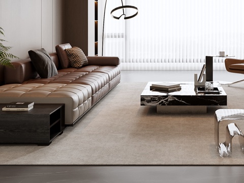 Italian Sofa Coffee Table Combination