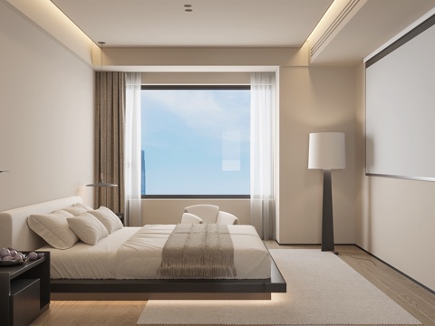 Modern Minimalist Home Bedroom