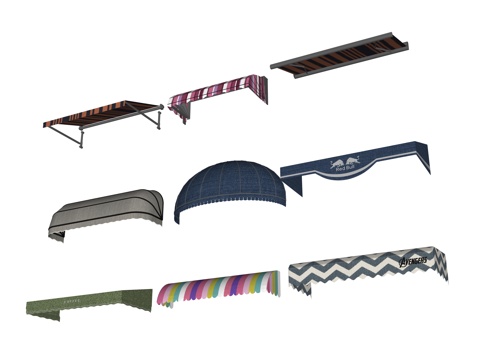 Outdoor awning outdoor canopy outdoor canopy modern awning two-shed rain extension