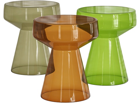 Side table combination acrylic side table acrylic round table bed side table bedroom side table sofa side