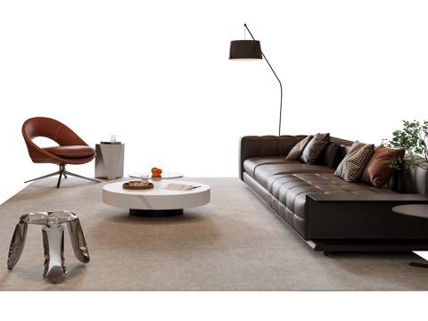 Italian Sofa Coffee Table Combination