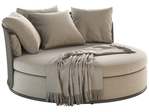 Modern Poliform Soori Round Casual Sofa