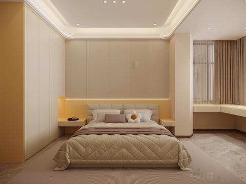 Modern Minimalist Bedroom