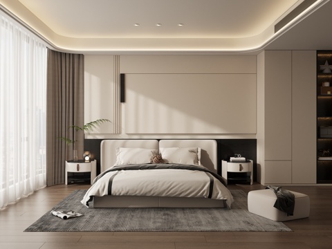 Modern Premium Grey Bedroom Italian Bedroom Master Bedroom Second Bedroom Black White Grey Bedroom