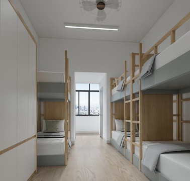 Modern School Dormitory