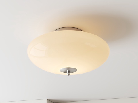 Cream style simple ceiling lamp