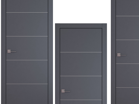 Modern Minimalist Room Door Simple Door Bedroom Door Single Door