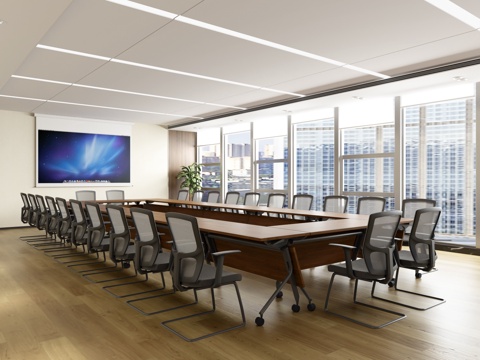 Modern Reception Room Training Room Multi-function Room Learning Discussion Room