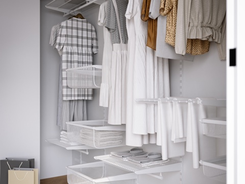 Metal Wardrobe Combination Metal Wardrobe Muji Style Wardrobe Master Bedroom Wardrobe Internet Popular Wardrobe