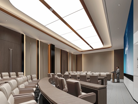 Modern large conference room