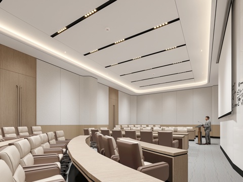 Modern large conference room