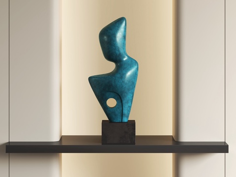 Modern abstract sculpture ornaments