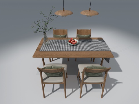 Combination dining table and chair