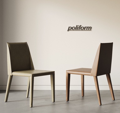 POLIFORM Modern Leather Dining Chair Chair Lounge Chair Saddle Chair Desk Chair