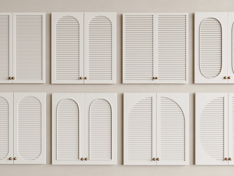 Modern Cream Cabinet Door Shutter Shutter Shoe Cabinet Shutter Shutter Shutter Door French Shutter Shutter