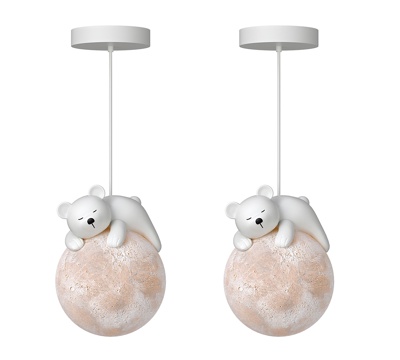 Children's Chandelier kids Bedroom Chandelier Bear Chandelier Animal Chandelier Bedside Chandelier DiningRoom Chandelier