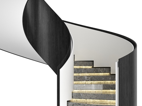 modern revolving staircase