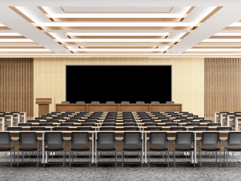 Modern large conference room multi-functional conference room training room