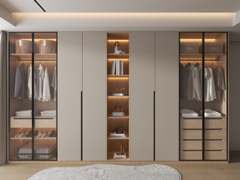 Modern Wardrobe Modern Cloakroom Wardrobe Cloakroom Wardrobe Combination