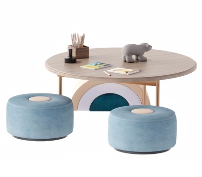 Modern Children's Table and Chair Toy Table