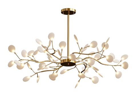 Petal Chandelier Creative Chandelier Decorative Chandelier Dining Room Chandelier Living Room Chandelier Bedroom Chandelier