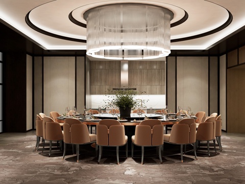 Modern DiningRoom Room Modern Chinese Restaurant Room