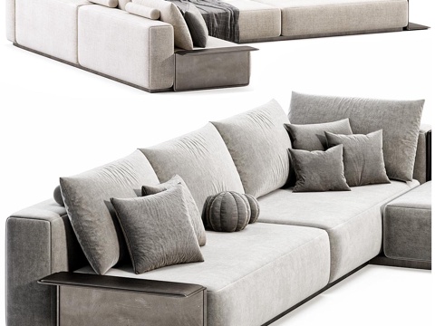 Poliform modern multi-person sofa Italian sofa minimalist sofa sofa