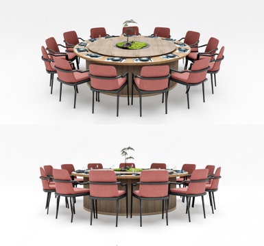 Round Dining Table and Chair Large Dining Table Box Dining Table and Chair Tableware