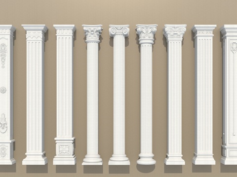 European style column Roman column corner column foyer column