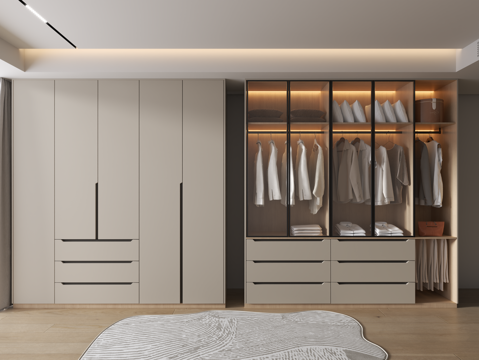 Modern Wardrobe Modern Cloakroom Wardrobe Cloakroom Wardrobe Combination