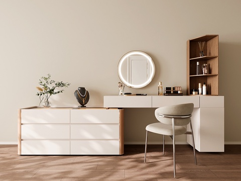 Modern cream style dresser