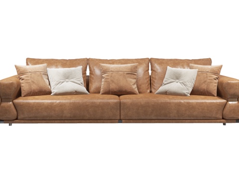 Modern Distinctive Leather Sofa