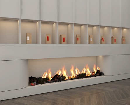 Modern Electronic Fireplace