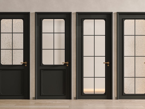 French Single Door Glass Single Door Changhong Glass Single Door Frosted Glass Single Door Carved