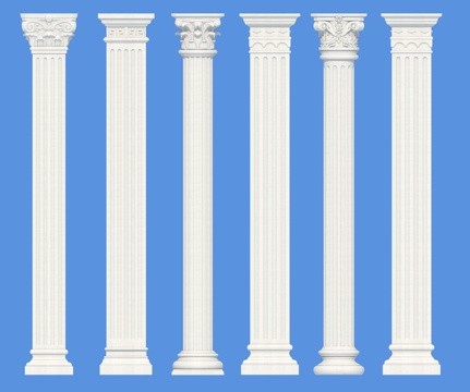 European column Roman column corner column