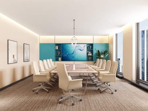 Modern Conference Room Negotiation Room Study Seminar Room Reception Room Training Room