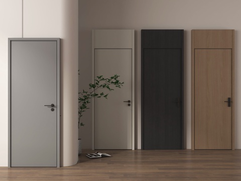 Single door entry door room door bedroom door