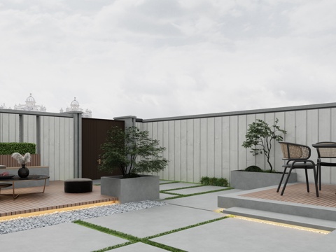 Modern Simple Home Garden