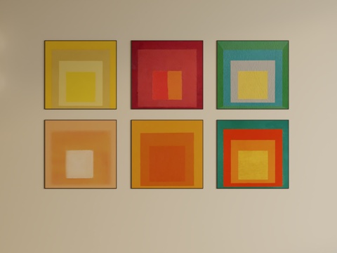 Bauhaus Hanging Paintings