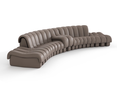 curved sofa