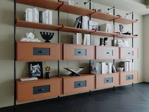 Modern Mid-century Style Bookcase