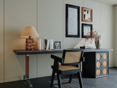 Mid-century Style desk and chair combination