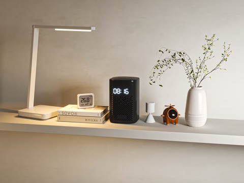 Xiaomi Audio Desk Lamp Smart Alarm Clock Office Ornaments Combination