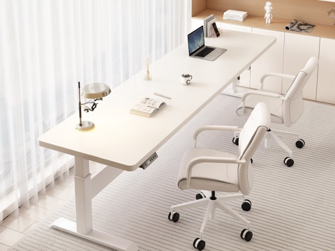 Modern Cream Desk