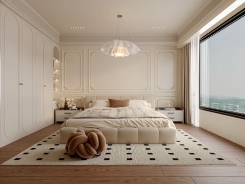 Cream French Style Bedroom