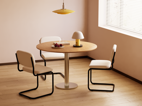 Modern Dining Table and Chair Combination